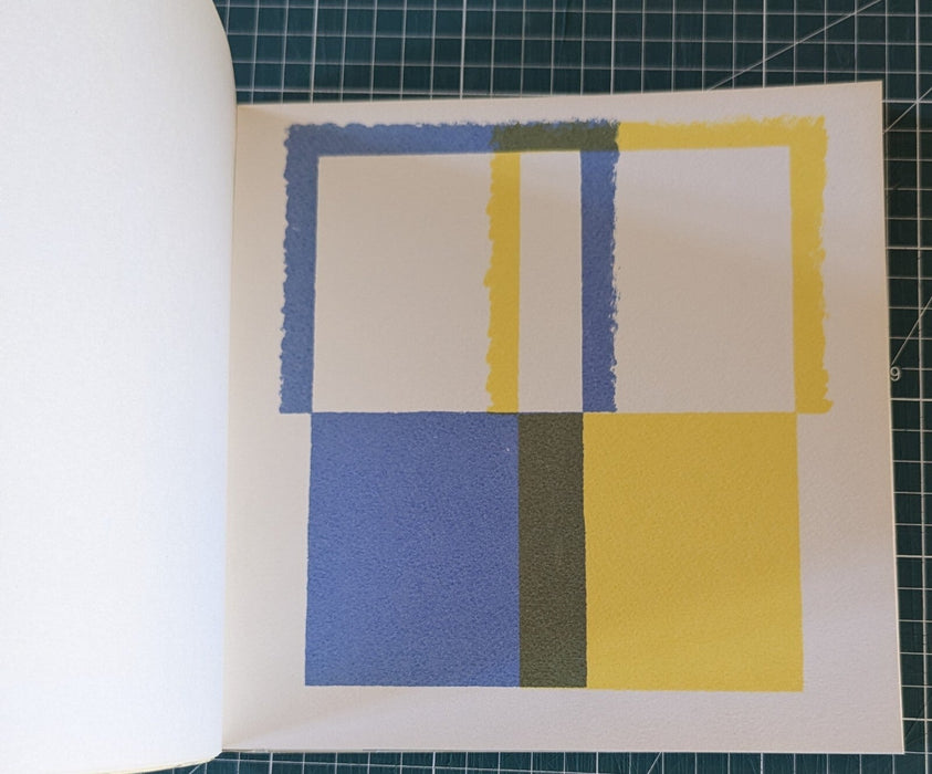 Albert Ayme Paradigme du bleu et jaune catalogue 1976 photo sérigraphies