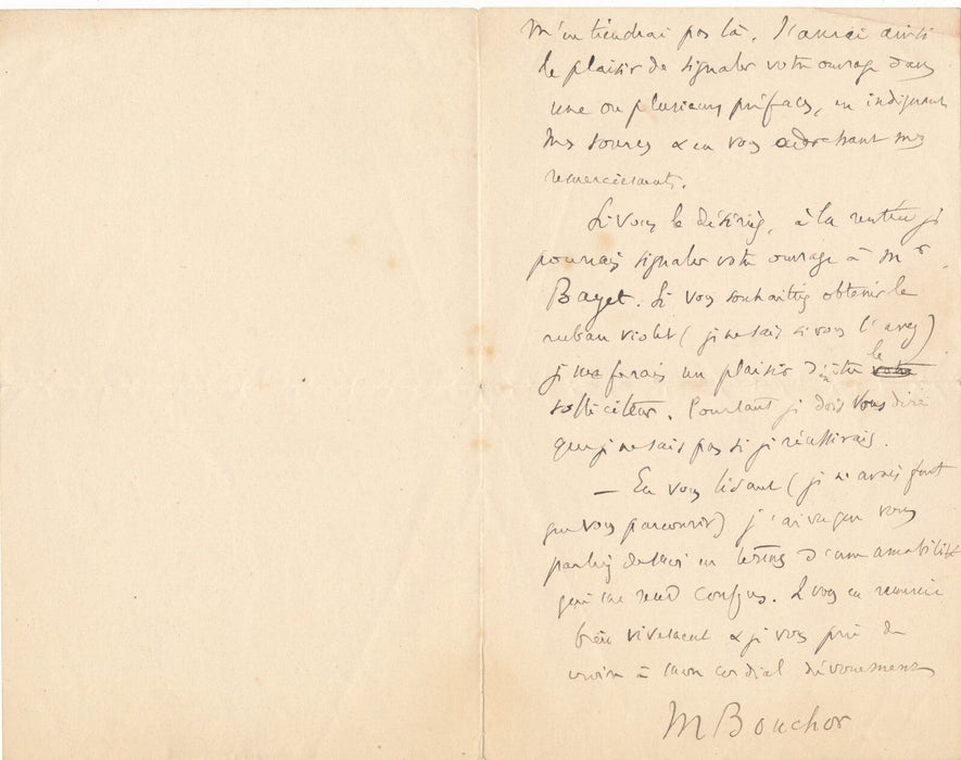 Maurice BOUCHOR 11 lettres autographes signées lot écrivain Petit Théâtre