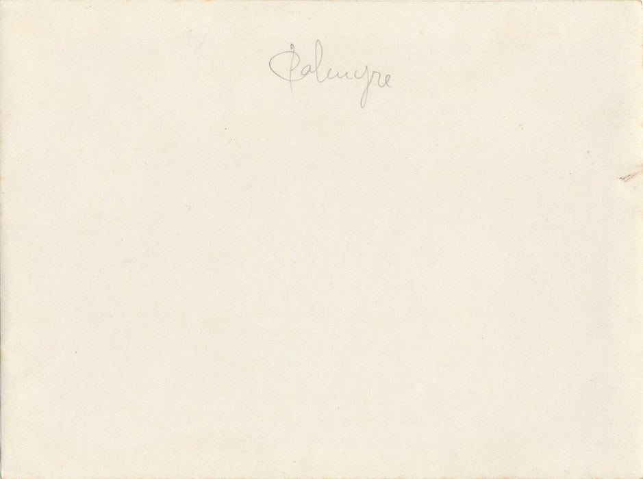 Syrie Palmyre, ruine site archéo photo photographie militaire c. 1926-1927