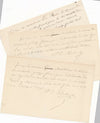 peintre Paul-Emile DESTOUCHES lettre autographe signée ET dessin 7 croquis 