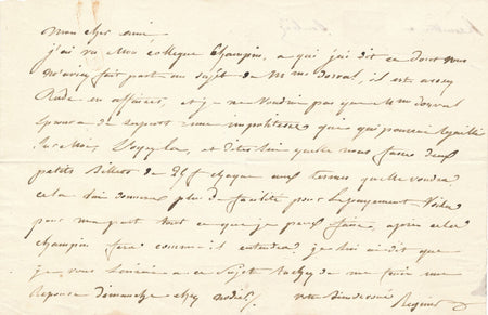 théâtre REGNIER régnier François de La Brière lettre autographe signée comédien