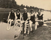 Baigneurs baigneuses mode maillot bain photo papier albuminé v. 1890