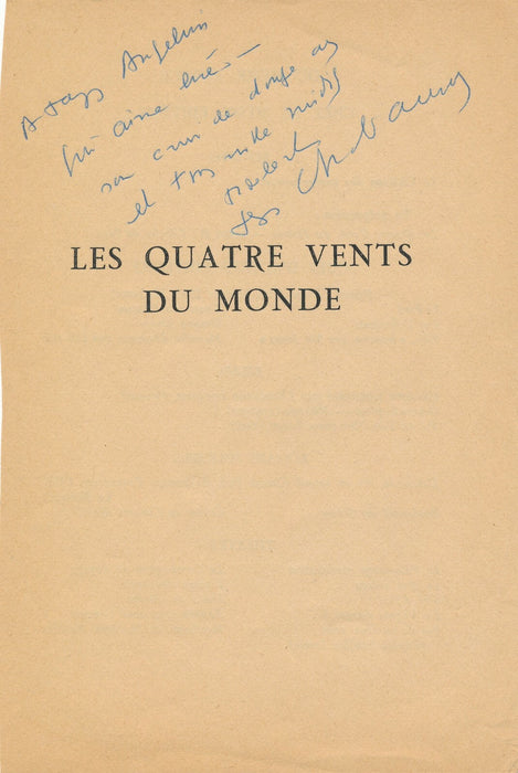 écrivain 7 dédicaces autographes Pourtalès Vandérem Larrouy Chabannes Ribadeau
