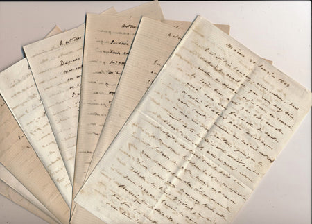 Religion Abbé Juillet, vicaire général, Autun 14 lettres autographes signées