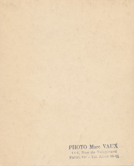 Jean JANIN peintre suisse 5 photo photographie v. 1928 Vaux 1 décicacée signée