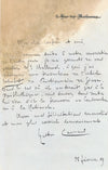 Gaston CARRAUD compositeur 2 lettres autographes signées Malherbe Schubert