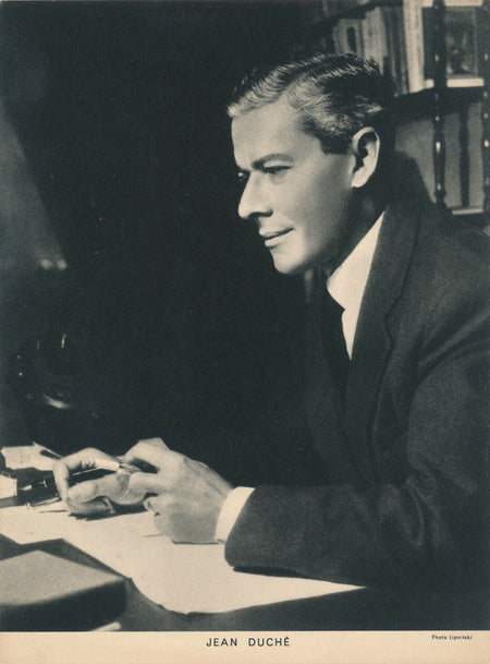 Jean DUCHÉ, écrivain, journaliste par Lipnitzki héliographie photo