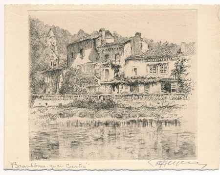 Raymond Léon AUGER 10 gravures originales signées 10 envois autographes 1 lettre