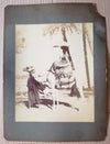 Moyen Orient femme chameau albumine photo v. 1880 photographie
