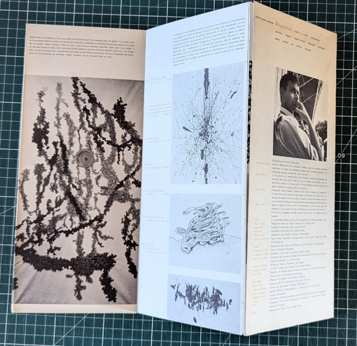 Plaquette d’exposition Bernard Réquichot  galerie Daniel Cordier Paris 1964