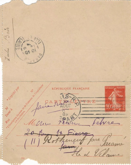 écrivain Jules BOIS 3 lettres autographes signées 2 à l'acteur Frédéric Febvre