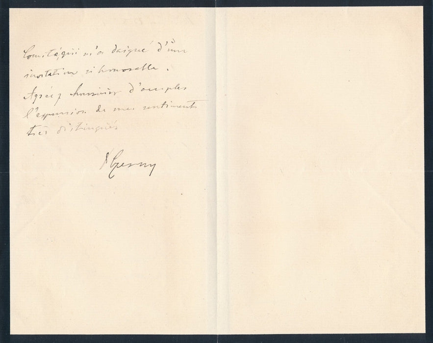 Vincenz CZERNY chirurgie allemand 2 lettres autographes Ollier Gallavardin