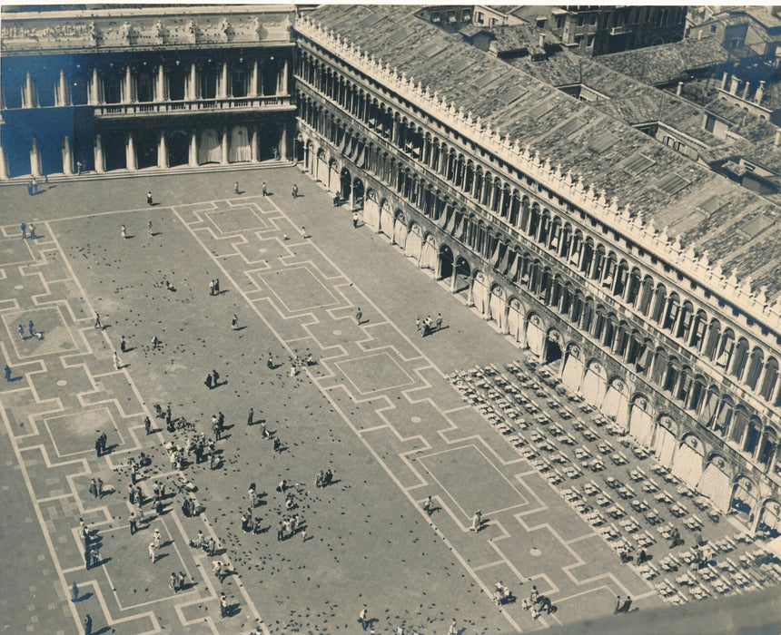 Venise Italie 4 photographies Saint Marc Statue vue plongeante