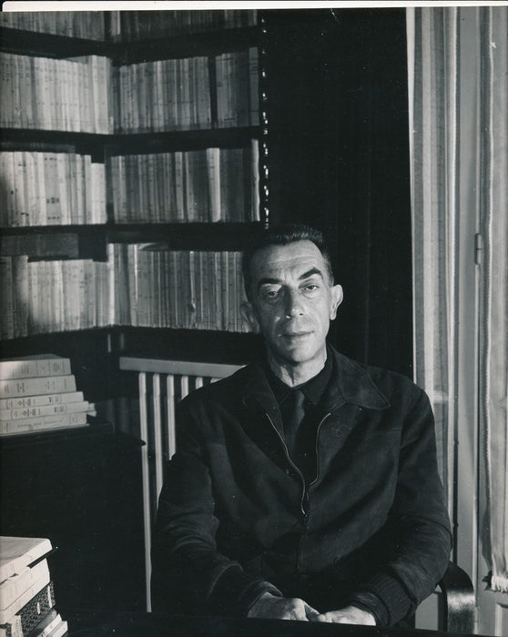 photo Marcel Aymé (1902-1967), écrivain tirage argentique vintage Marcel