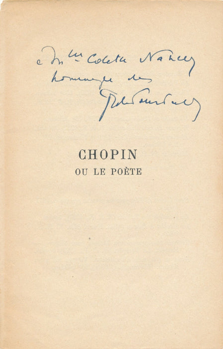 écrivain 7 dédicaces autographes Pourtalès Vandérem Larrouy Chabannes Ribadeau