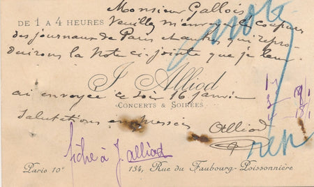 F. ALLIOD organisateur concerts