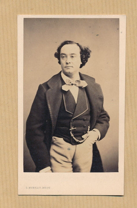 chanteur opéra cdv albumine photo Bureau violoncelliste