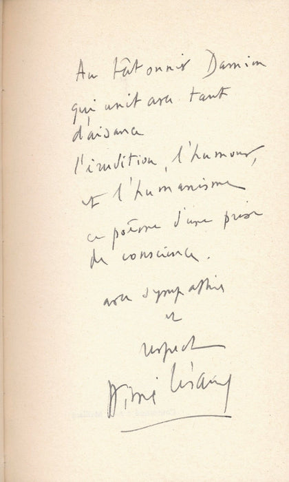 Aimé CÉSAIRE littérarure 4 dédicaces autographes signées 4 ouvrages reliés 1 E0