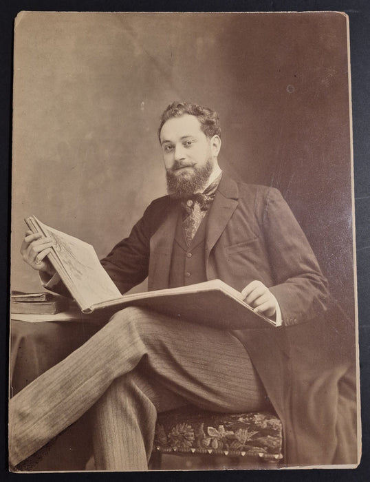  peintre grand portrait tirage papier citrate