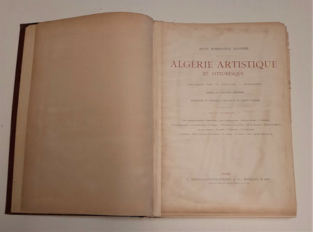 Algérie artistique et pittoresque Germain-Courtellemont 1890-1891 EO