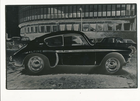 Alpine A106 vers 1970 photo photographie solarisation vintage voiture