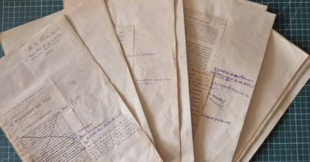 André CHAUMEIX correction autographe article sur Maeterlinck 21 p.