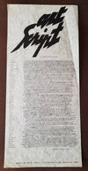 Art Script affiche expositon galerie de Seine 1980 Jean-Clarence Lambert