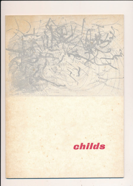 Bernard CHILDS catalogue exposition Stedelijk 1959 peintre graveur