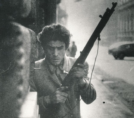 insurrection Budapest 1956 fusil homme visage photo photographie