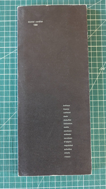 Exposition collective galerie Daniel Cordier Paris 1960 Bellmer Bissier Dado...