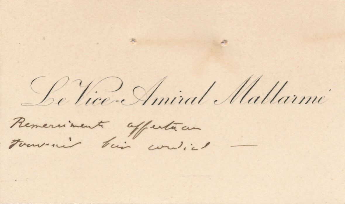  amiral carte autographe militaria militaire