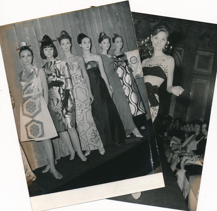 Chiyo Tanaka couturière japonaise mode Japon Paris 1963 2 photo photographie