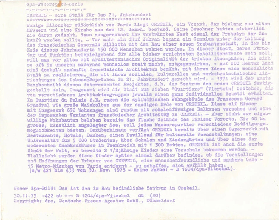 Créteil : une ville du XXIe siècle les choux