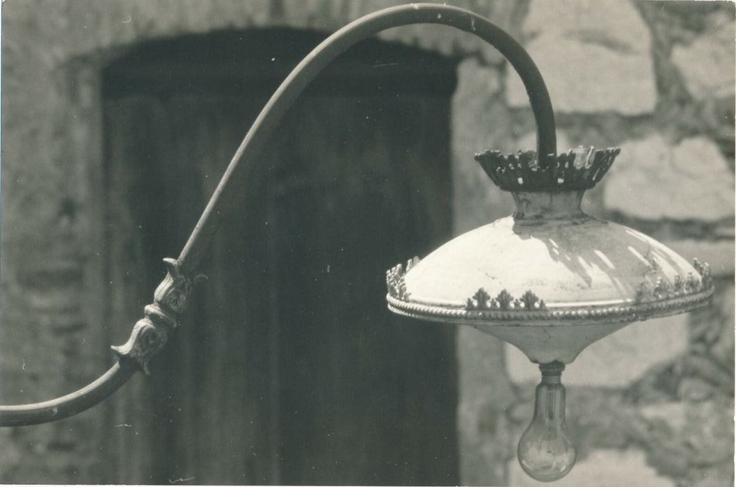 éclairage lampadaire photo photographie v. 1970 argentique