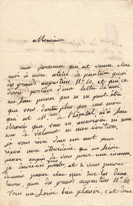 belge lettre autographe signée 1826