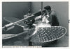 Photo ouvrier hélice aluminium 2 tirages argentique époque travail industrie