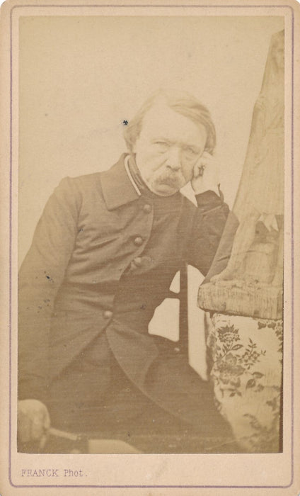 David D ANGERS photo photographie albumine carte visite