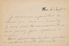  carte autographe signée Charles Foley 25 janvier 1919