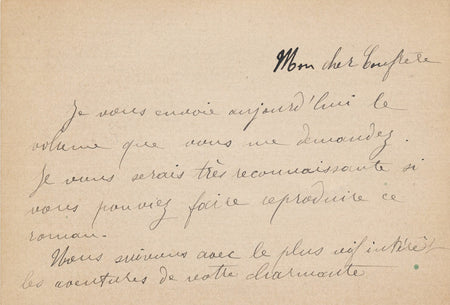  carte autographe signée Charles Foley 25 janvier 1919