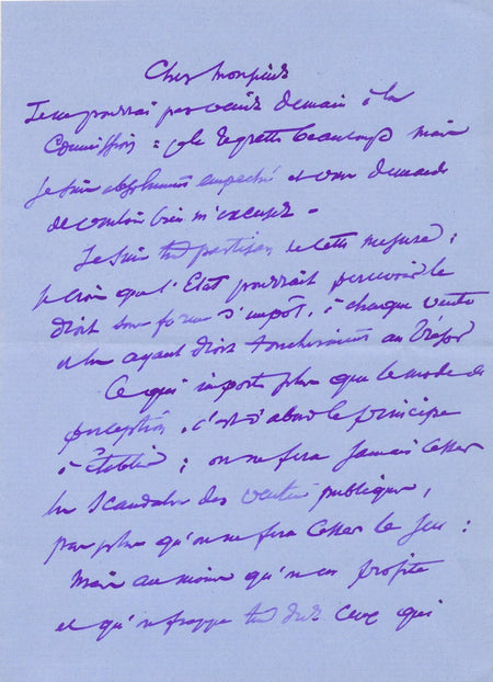 Edouard DETAILLE lettre autographe signée droit d'auteur contre la spéculation