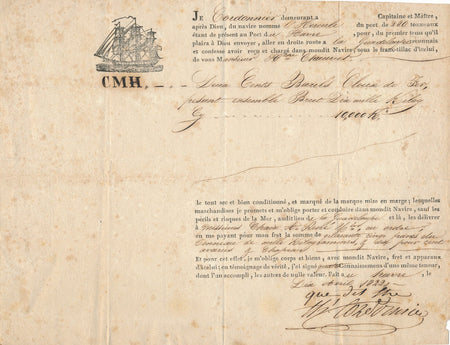 capitaile Cordonnier L' Hercule autographe