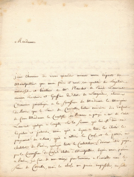 Étienne-Hyacinthe de RATTE affaire succession cohéritière duc de La Force 1775