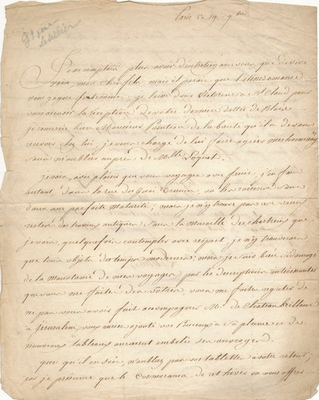 Famille Letellier, Paris, Bourg la Reine, vers 1880-1890 3 documents autographes
