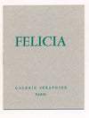 Felicia Galerie Séraphine Paris livret exposition Tony Aubin