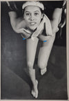 Femme sexy nue position visage photo photographie époque v. 1990