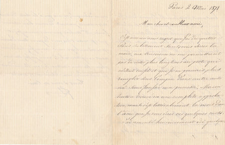 Commune mai 1871 bibliothèque Sainte Geneviève  quitte Paris