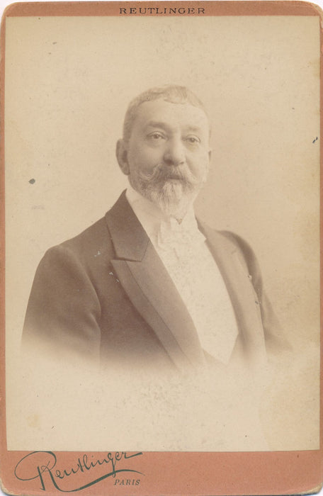 carte cabinet albumine photo photographie Reutlinger