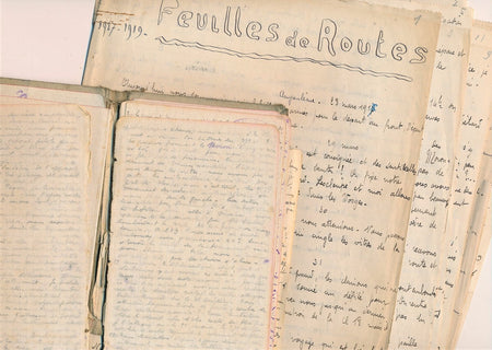 Militaria 1re GUERRE 1914-1918 8e régiment Génie 28 pages CARNET autographe