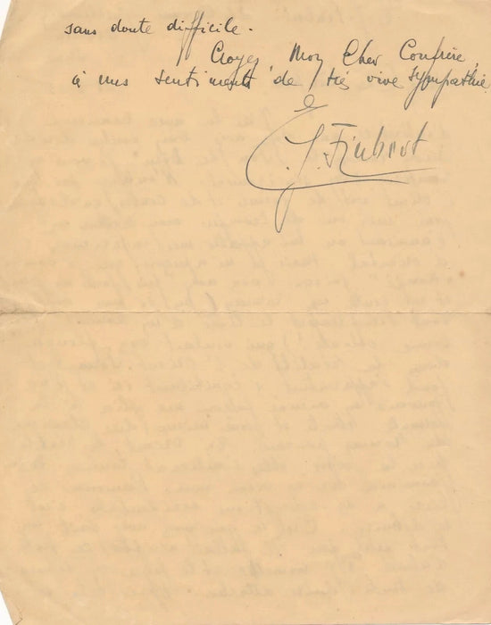 judaica Elian Judas FINBERT 2 belles autographes lettes Le Fou de Dieu Israël