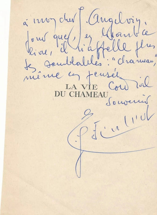 judaica Elian Judas FINBERT 2 belles autographes lettes Le Fou de Dieu Israël
